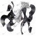 Adaptor sapa sau cultivator pentru motocoasa Model 4 - 28mm 9 Caneluri